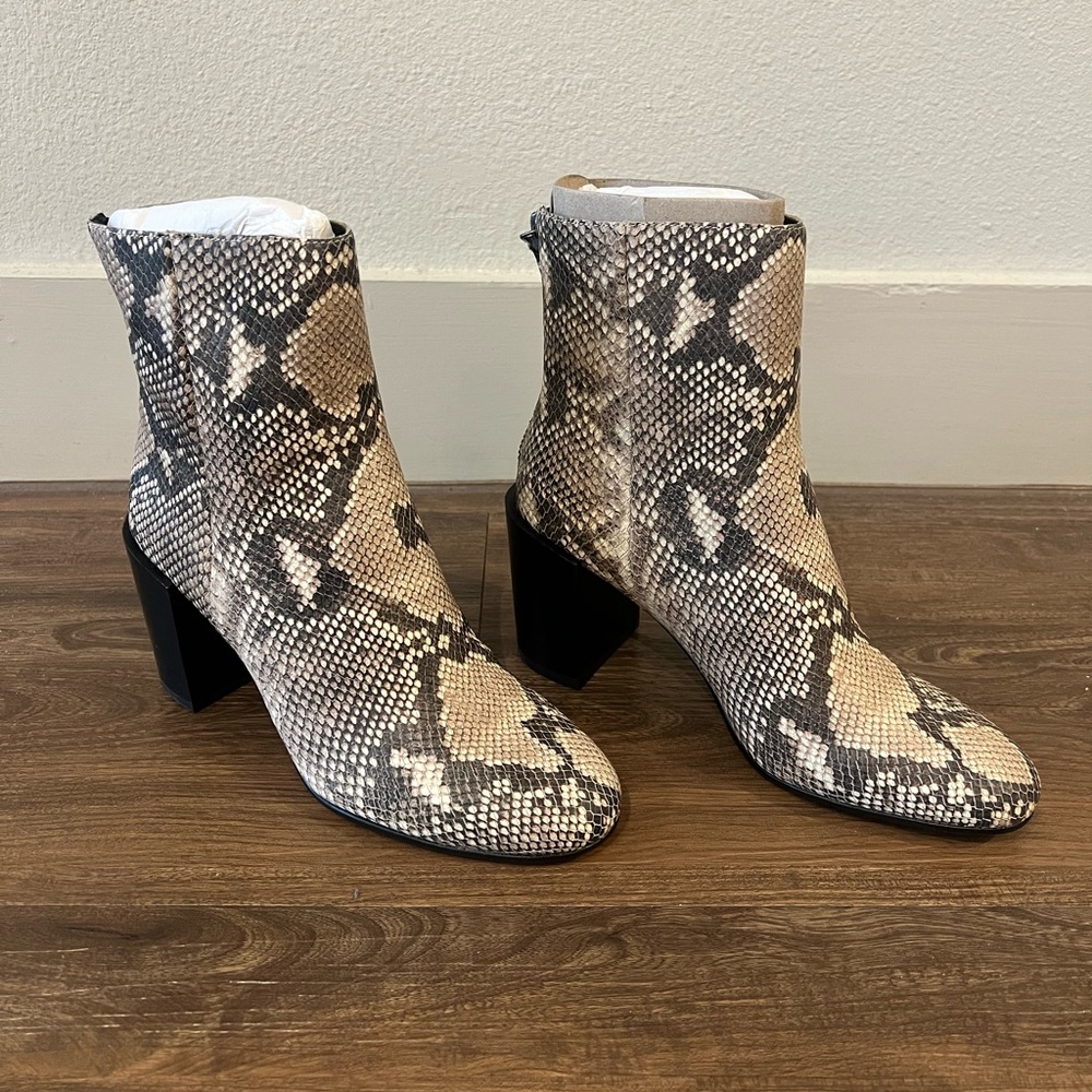 Dolce Vita Faux Snake Skin Bootie 7.5